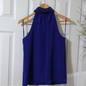 Beautiful deep purple halter top by Zara